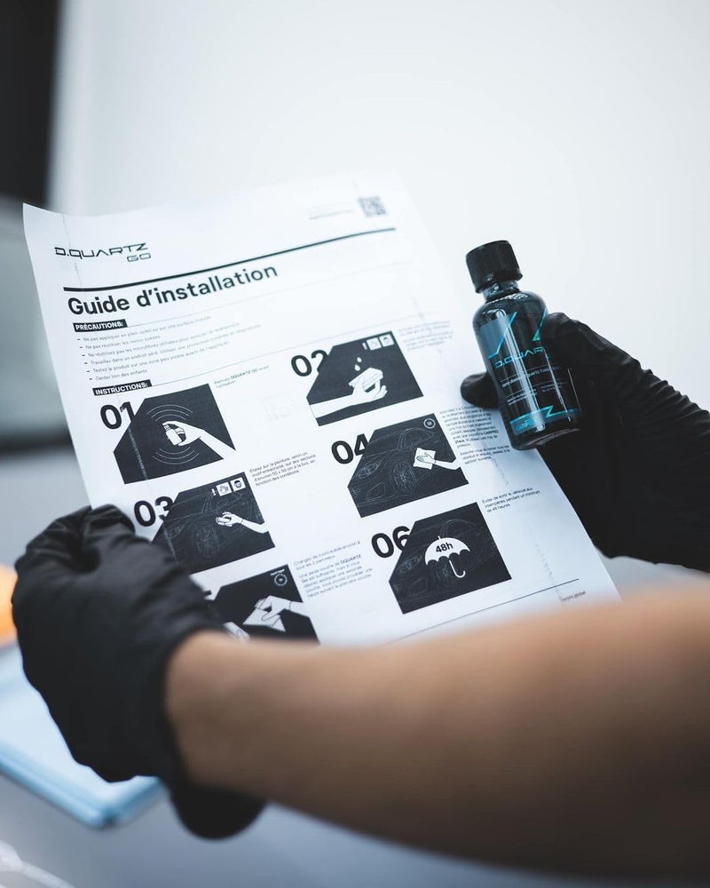 CarPro DQUARTZ GO Nano Diamond Quartz Fusion Coating: Ceramic Coating for Cars, Professional-Grade Coating in DIY Package, Increase Surface Hardness - (30ml Kit) - Image 4